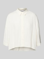 Korte overhemdblouse van pure viscose, model 'ASTRID' van Only - 35