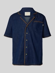 Relaxed fit jeansoverhemd met borstzak van BLKVIS - 21