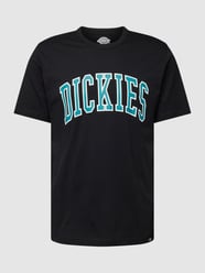 T-shirt z czystej bawełny z nadrukiem z logo od Dickies Czarny - 34