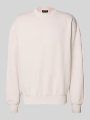 Oversized Sweatshirt mit Label-Stitching von PEGADOR - 3