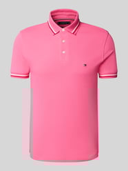 Regular Fit Poloshirt aus Baumwoll-Mix von Tommy Hilfiger Pink - 7