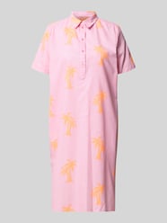 Knielanges Hemdblusenkleid mit Knopfleiste von Milano Italy - 7