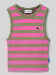 Tanktop mit Logo-Badge von Lacoste - 2