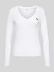 Longsleeve mit V-Ausschnitt von Levi's® Weiß - 40