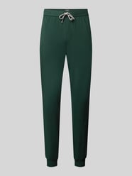Regular fit sweatbroek van katoenmix model 'Mix&Match' van BOSS - 4