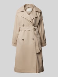 Loose Fit Trenchcoat mit Bindegürtel von Tom Tailor Denim Beige - 9