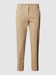 Chino mit Stretch-Anteil Modell 'Stella' von Cambio Beige - 32