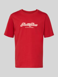 Regular Fit T-Shirt mit Logo-Print von JACK & JONES - 39