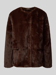 Webpelzmantel mit verdeckter Knopfleiste von Lauren Ralph Lauren - 7