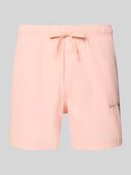 Badehose mit Label-Stitching Modell 'MAUI' von JACK & JONES Orange - 18