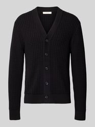 Regular fit gebreid jack van puur katoen, model 'TOM' van SELECTED HOMME - 15