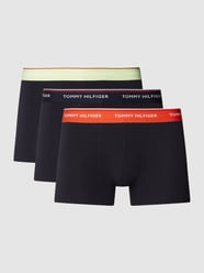 Trunks mit Label-Details im 3er-Pack von Tommy Hilfiger Blau / Türkis - 10