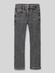 Regular Fit High-Waist-Jeans mit Flaired Leg von s.Oliver RED LABEL Schwarz - 16