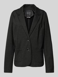 Blazer mit aufgesetzten Taschen von Street One Schwarz - 1