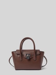 Torebka ze skóry bydlęcej z rączkami od Lauren Ralph Lauren - 4