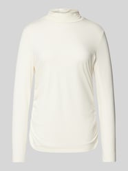 Longsleeve mit Stehkragen von Oui Beige - 13