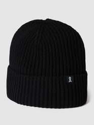 Strickmütze in Ripp-Optik von Armedangels Grau / Schwarz - 17