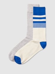 Socken mit Label-Print im 2er-Pack von Gant Blau - 25
