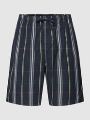 Pyjama-Hose mit Karomuster von Schiesser Blau / Türkis - 23