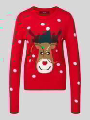 Regular fit kersttrui met paillettenmotief, model 'TINSEL' van Vero Moda - 13