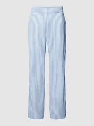 Pyjama-Hose mit Streifenmuster von Jake*s Casual Blau - 11