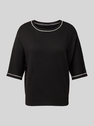 Strickshirt mit Rundhalsausschnitt Modell 'Prepi' von OPUS - 6