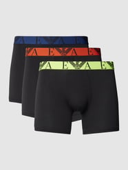 Broek met band met label, model 'BOLD MONOGRAM' in een set van 3 stuks van Emporio Armani Zwart - 26