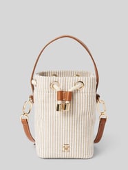 Beuteltasche aus Baumwoll-Viskose-Mix von Tommy Hilfiger Beige - 11