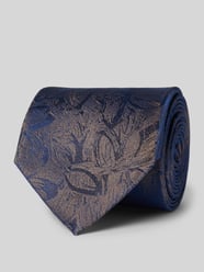 Seidenkrawatte mit floralem Allover-Print (7 cm) von Monti - 12