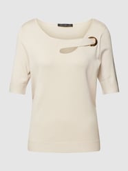 Gebreide pullover met 1/2-mouwen van Betty Barclay Wit - 8
