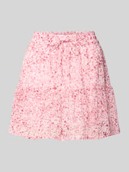 Lekko rozkloszowany skort z szyfonu model 'ELIZA' od ONLY Fuksjowy - 23