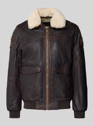 Fliegerjacke aus Leder Modell 'SNOWPROP' von PME Legend - 12