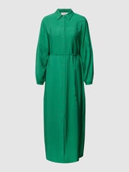 Midi-jurk met knoopsluiting, model 'Jacklyn' van Another Label Groen - 17