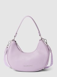 Torebka saddle z detalami z logo od VALENTINO BAGS Fioletowy - 17