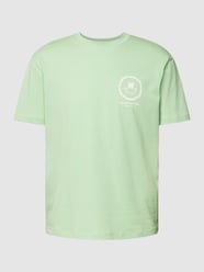 Relaxed Fit T-Shirt mit Statement-Print von Tom Tailor Denim Grün - 43