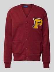 Cardigan mit Label-Badge von Polo Ralph Lauren Rot - 15