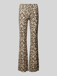 Flared cut stoffen broek met elastische band van Gina Tricot - 2