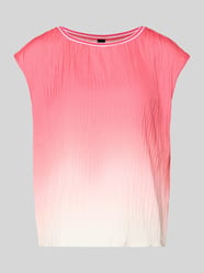 Blouse met structuurpatroon en ronde hals van Marc Cain - 24