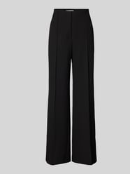 Wide Leg Stoffhose mit Strukturmuster Modell 'AGATHA' von Raffaello Rossi Schwarz - 27