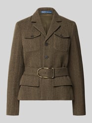 Taillierter Kurzblazer aus Woll-Mix von Polo Ralph Lauren - 31