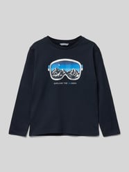 Longsleeve mit Motiv-Print von Mayoral Blau - 37