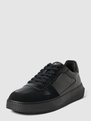Sneaker aus echtem Leder von Calvin Klein Jeans Schwarz - 8