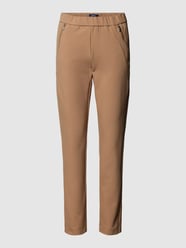 Verkürzte Jogpants mit elastischem Bund Modell 'ZENE' von Gardeur Beige - 27