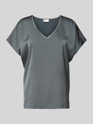 Regular Fit Blusenshirt mit V-Ausschnitt von V by Vera Mont - 42