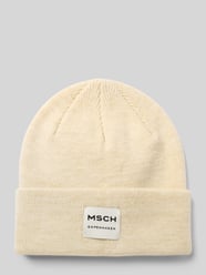 Beanie van wolmix, model 'Mojo' van MSCH Copenhagen Beige - 6