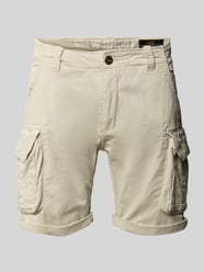 Szorty z kieszeniami cargo model 'CREW SHORT' od Alpha Industries - 11