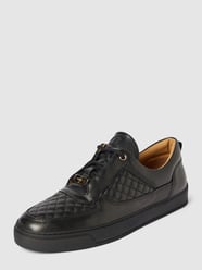 Sneaker aus Leder in black von Leandro Lopes Schwarz - 10