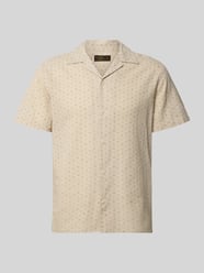 Regular Fit Freizeithemd aus Baumwoll-Leinen-Mix Modell 'SUMMER' von JACK & JONES Premium Beige - 33