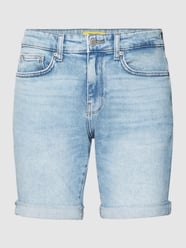 Jeansshorts mit Label-Patch Modell 'PLY' von Only & Sons Blau / Türkis - 9