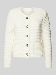 Cardigan mit Strukturmuster Modell 'GASPARD' von Bash Beige - 35